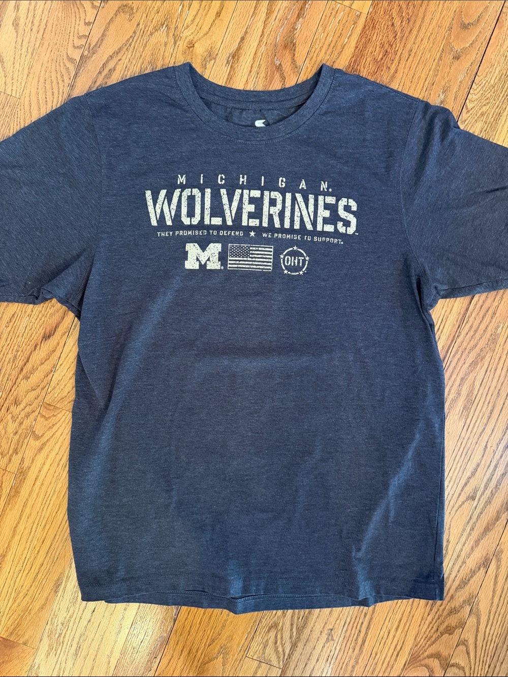 Michigan Wolverines Military Graphic T-Shirt